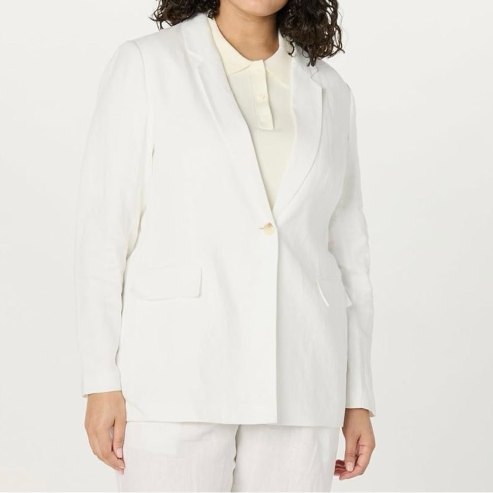 Women's White Blazer The Drop